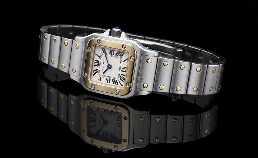 カルティエ(Cartier) サントス ラウンド 中古品 | 高級ブランド時計の 