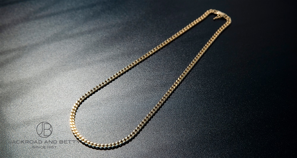 ネックレス K18 6面 ダブル 造幣局刻印有り 30g 50cm[] necklace 