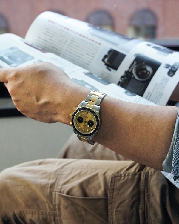 チュードル ブラックベイ クロノ S&G 自動巻き 腕時計 チューダー K18 イエローゴールド YG ステンレススチール SS ブラック 2022年1月購入 79363N メンズ 40802067241【アラモード】