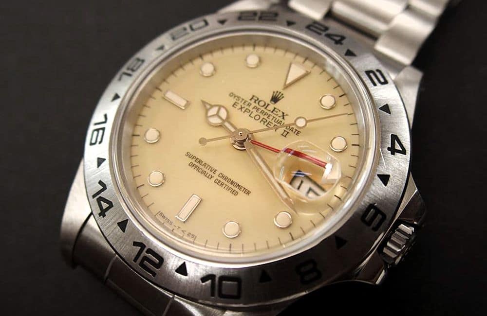 ロレックス エクスプローラーII アイボリー Ref.16550