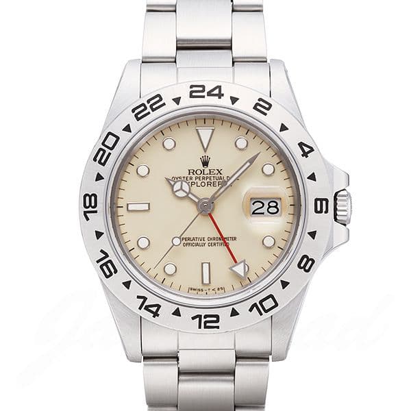 ロレックス エクスプローラーII アイボリー Ref.16550