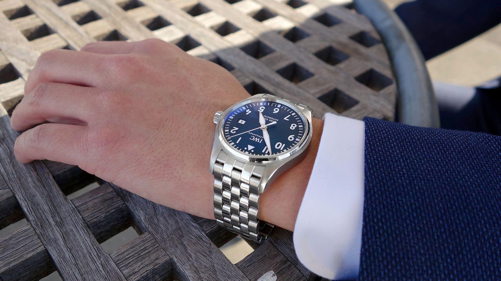 IWC マークXVIII プティ・プランス IW327014の着用イメージ