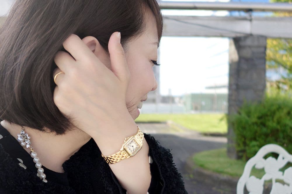カルティエ パンテールの着用イメージ