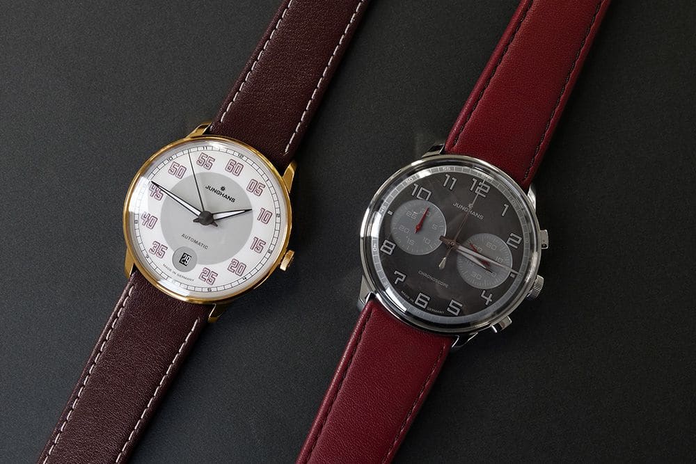 マイスター ドライバー オートマティック Ref.027/7710.00(左) マイスター ドライバー クロノスコープ Ref.027/3685.00(右)
