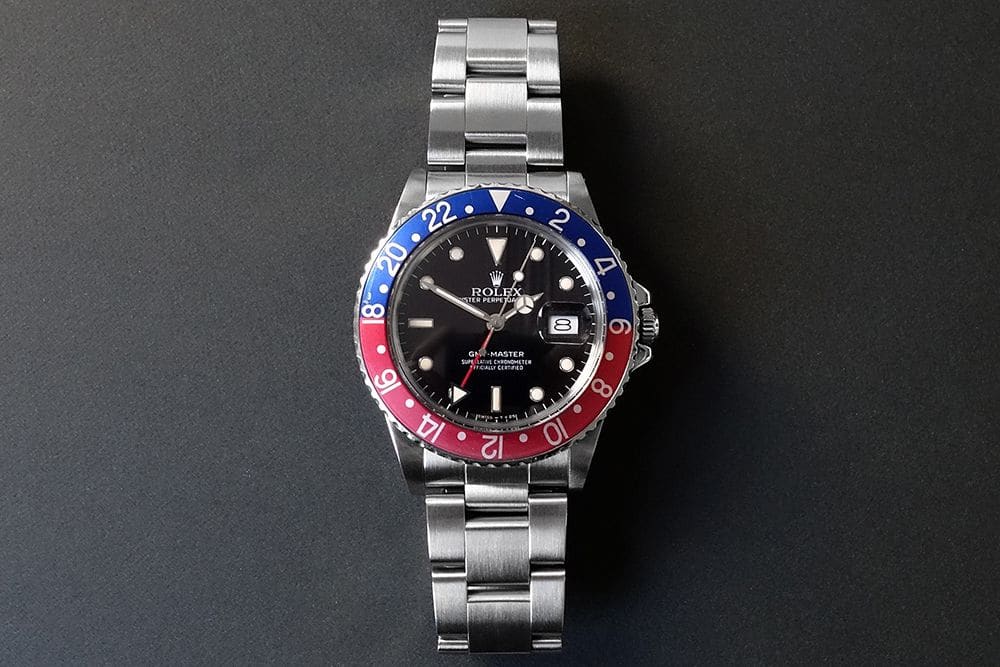 ロレックス GMTマスター Ref.16750 希少な「マット」ダイヤル