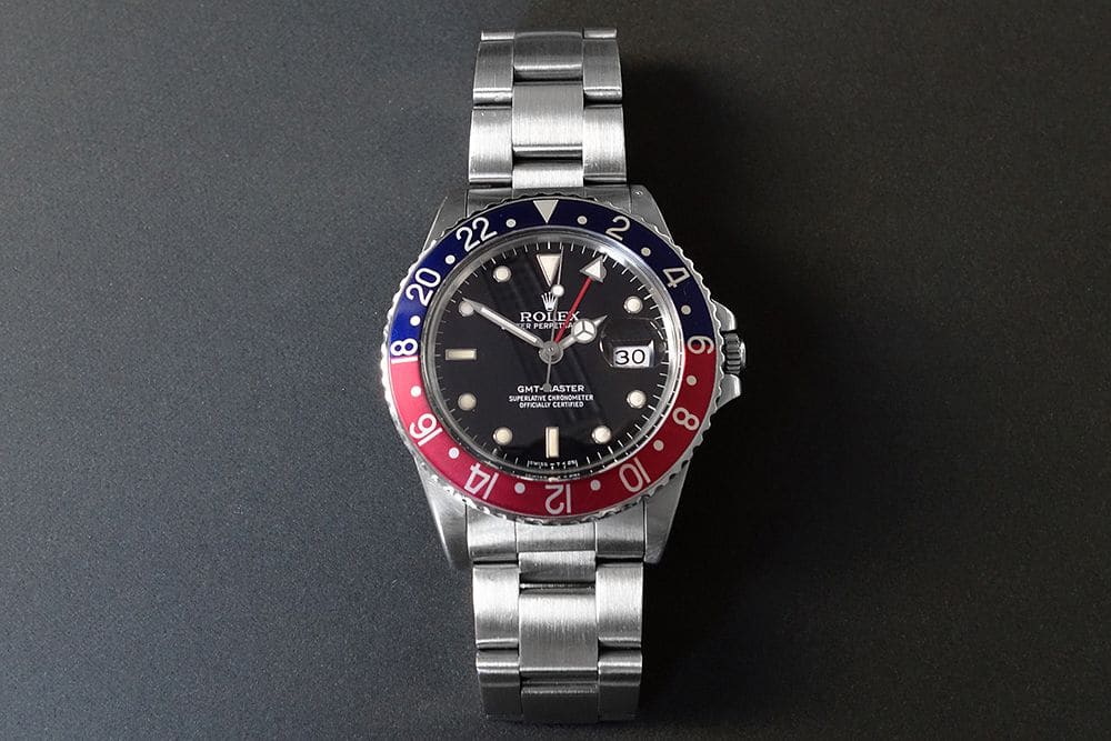 ロレックス GMTマスター Ref.16750 希少な「マット」ダイヤル