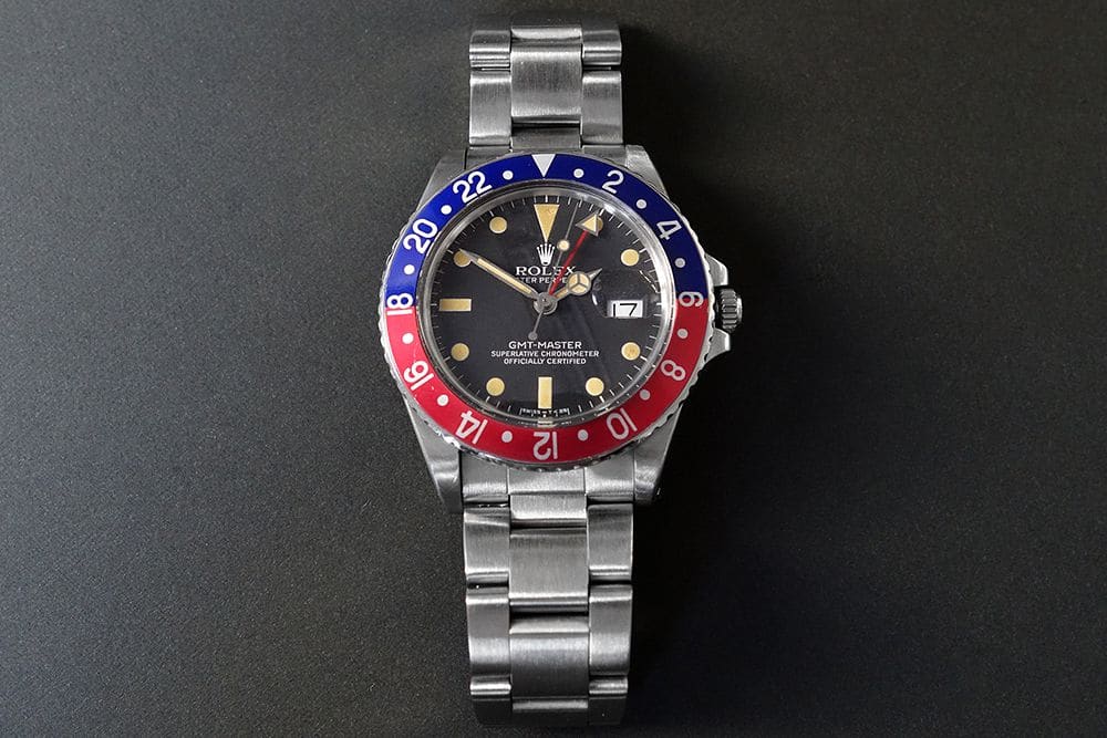 ロレックス GMTマスター Ref.16750 希少な「マット」ダイヤル