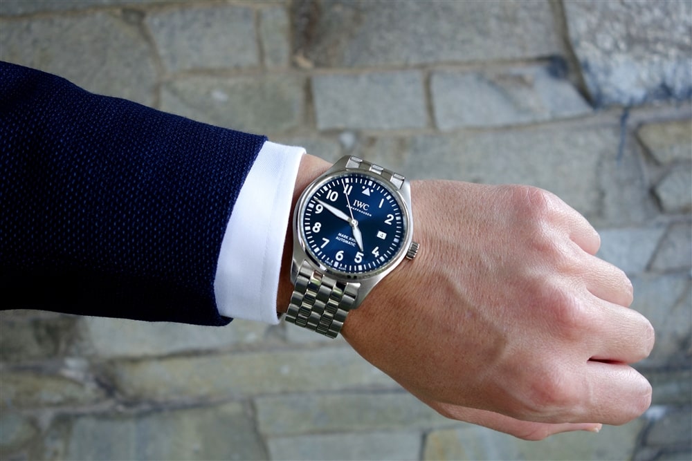 IWC マークXVIII プティ・プランス IW327014の着用イメージ
