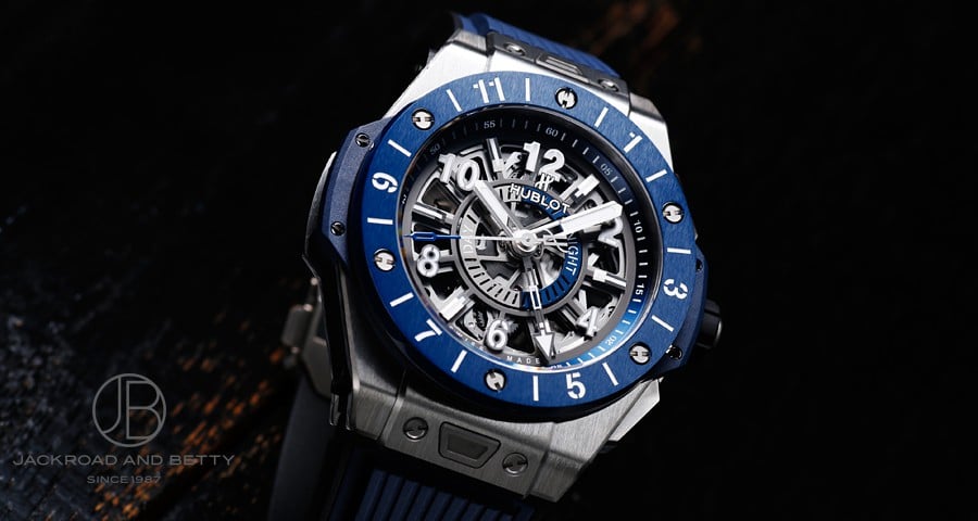 ウブロ ビッグバン ウニコ GMT チタニウム ブルーセラミック Ref.471.NL.7112.RX