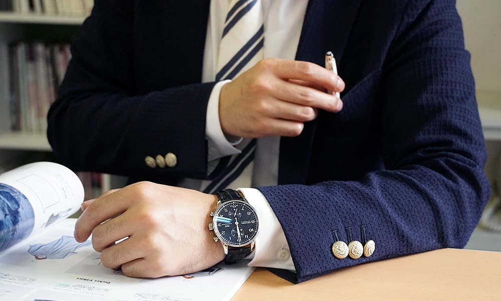 IWC ポルトギーゼの着用イメージ