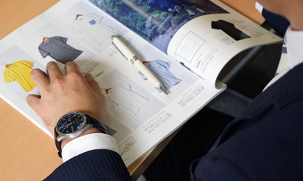 IWC ポルトギーゼの着用イメージ