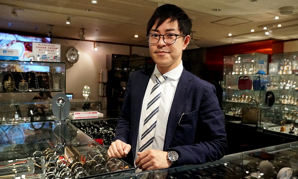 IWC ポルトギーゼの着用イメージ