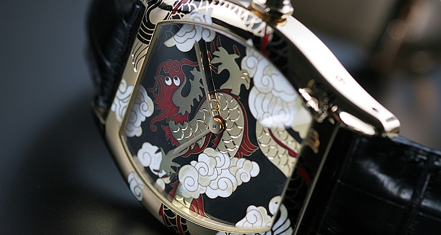 カルティエ トーチュLM エナメルコレクション ドラゴン　Ref.WA506651