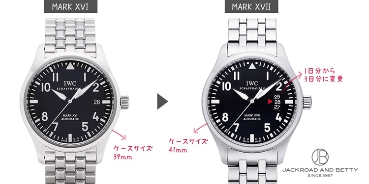 マーク16とマーク17比較