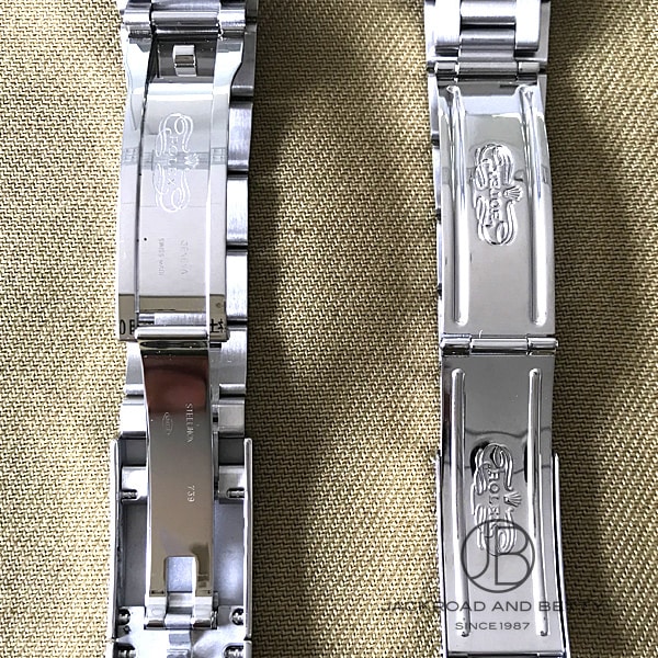 左：ロレックス エアキング Ref.116900 右：ロレックス エアキング Ref.14000M