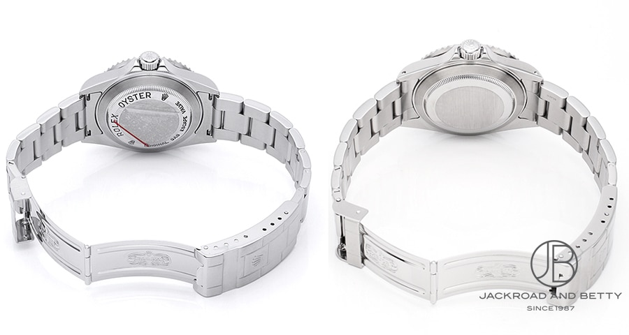 左：ロレックス シードゥエラー Ref.16600 右：ロレックス サブマリーナデイト Ref.16610