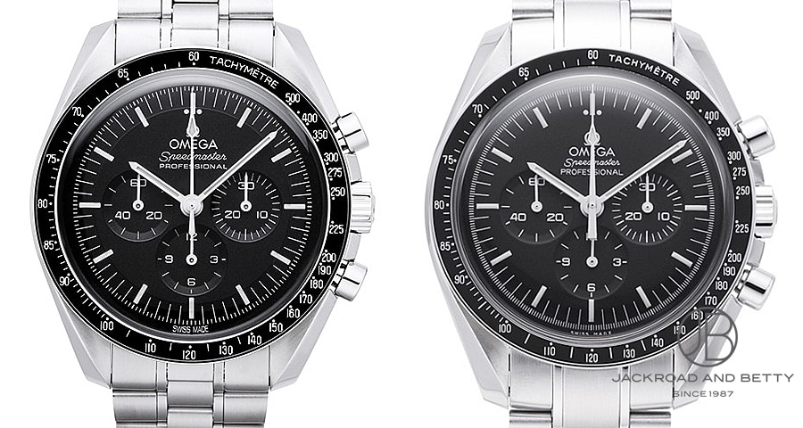 オメガ スピードマスター ムーンウォッチ プロフェッショナル マスター クロノメーター Ref.310.30.42.50.01.001とオメガ スピードマスター プロフェッショナル ムーンウォッチ Ref.311.30.42.30.01.005を比較