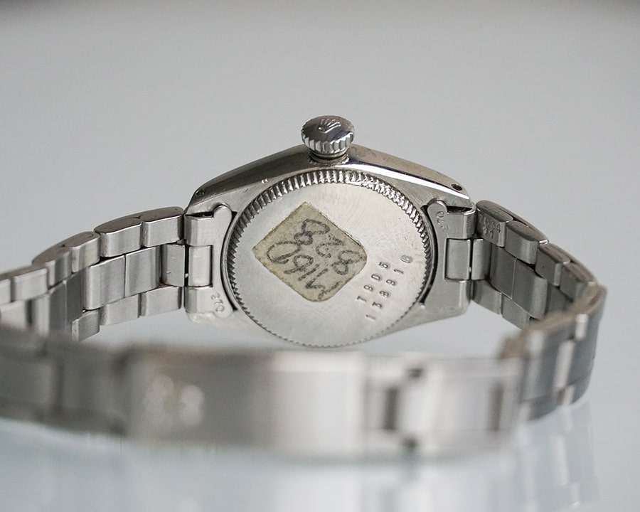 チューダー オイスター 小バラ Ref.7805 裏蓋イメージ