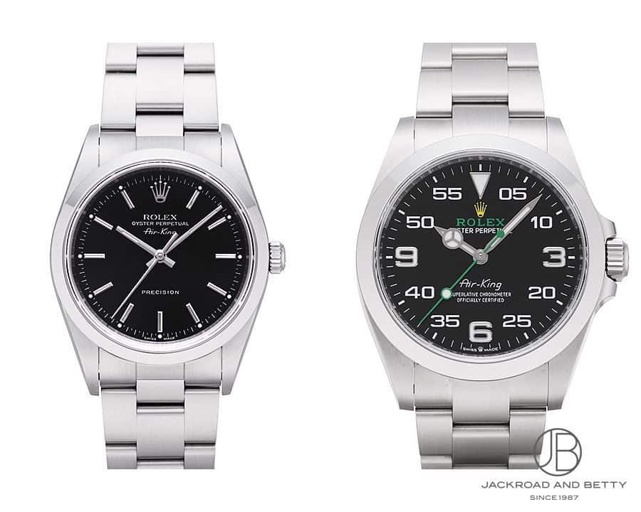 ロレックス エアキング Ref.14000Mとロレックス エアキング Ref.126900の比較