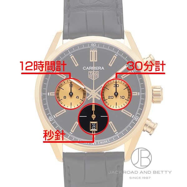 タグ・ホイヤー カレラ ホイヤー02 クロノグラフ Ref.CBN2044.FC8313