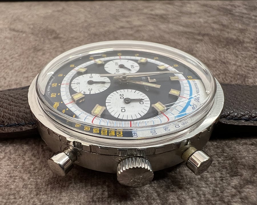1970年代製 ジャガー・ルクルト クロノグラフ バルジュー72 Ref.2468-42