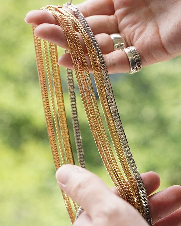 編み方によっても見た目の印象は大きく変わる