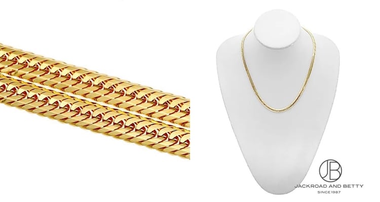 喜平 K18 12面 トリプル 50g 50cm ネックレス 造幣局刻印有り