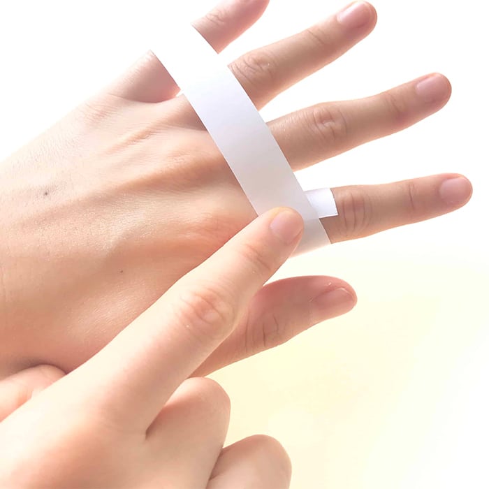 リングサイズの計測方法