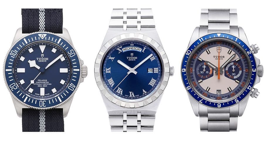 チューダー ペラゴス FXD Ref.25707B/22とチューダー ロイヤル Ref.28600-0005とチューダー ヘリテージ クロノグラフ Ref.70330B