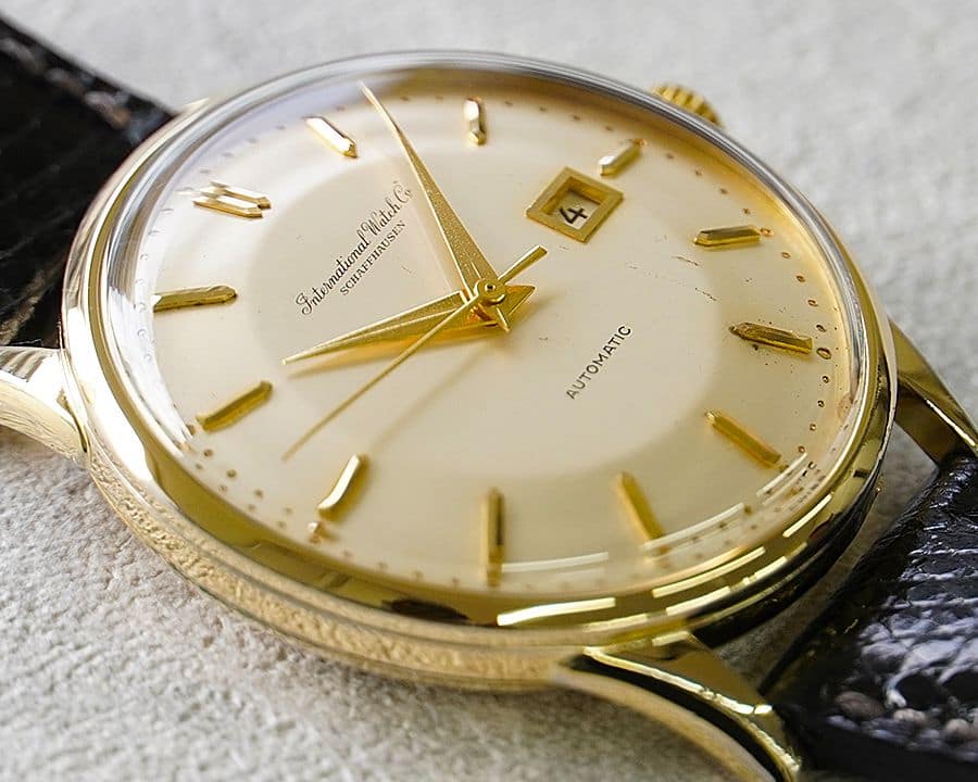 IWC ラウンド オートマチックの文字盤拡大イメージ