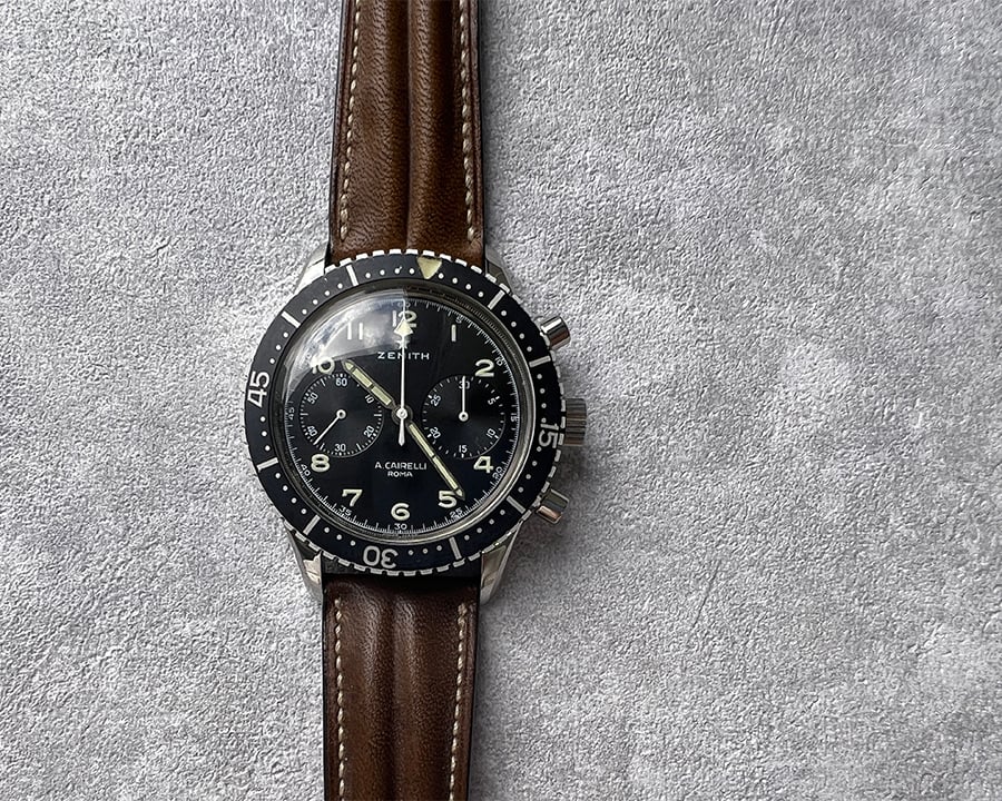 1960年代製 ゼニス TIPO CP-2 クロノグラフ イタリア空軍 Ref-