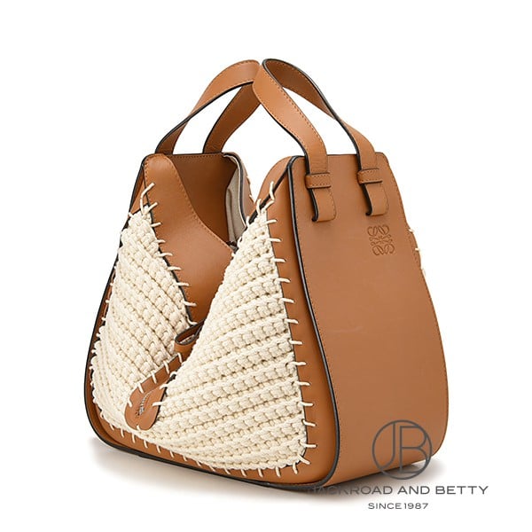 ロエベ ハンモック スモール タン ナチュラル ブラウン Ref.387.01AS35