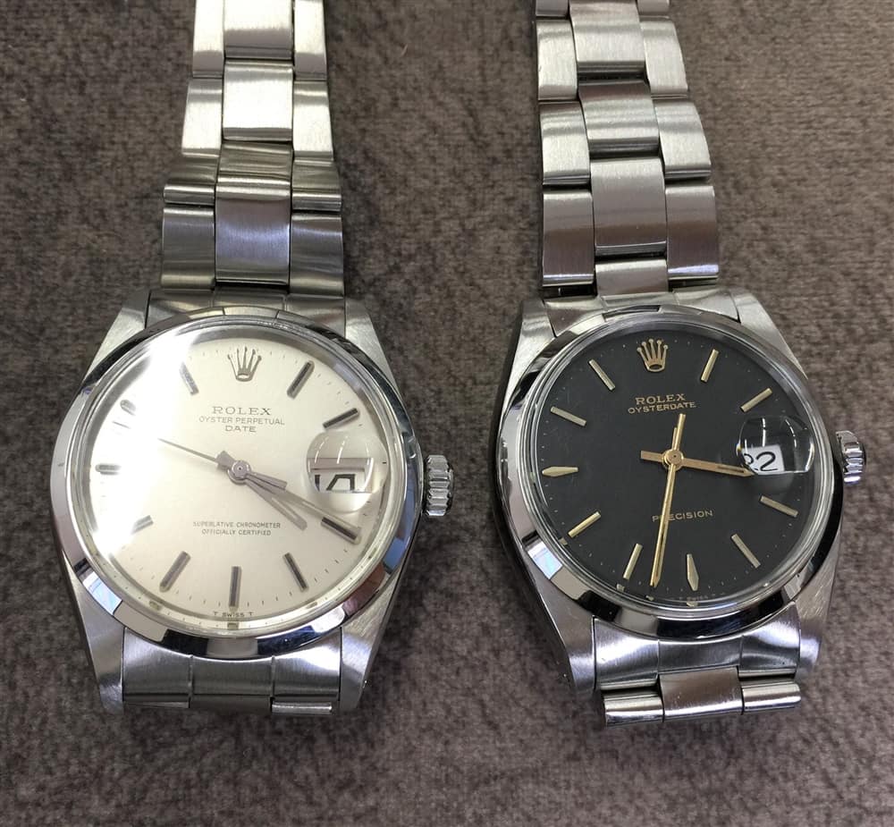 1970年製のRef.1500と1966年製のRef.6694