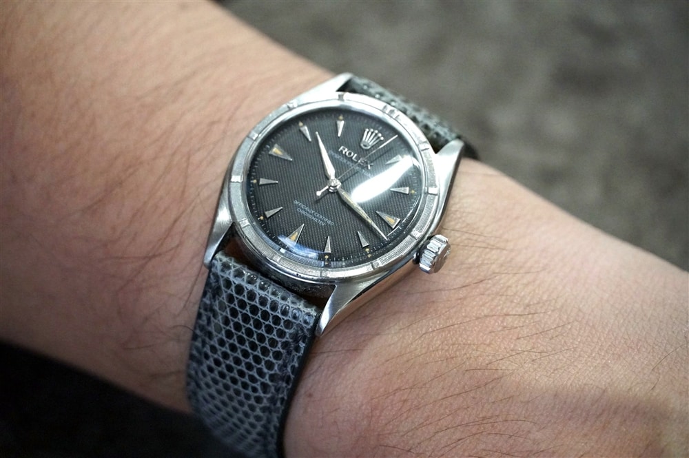 ロレックス オイスターパーペチュアル Ref.6085の着用