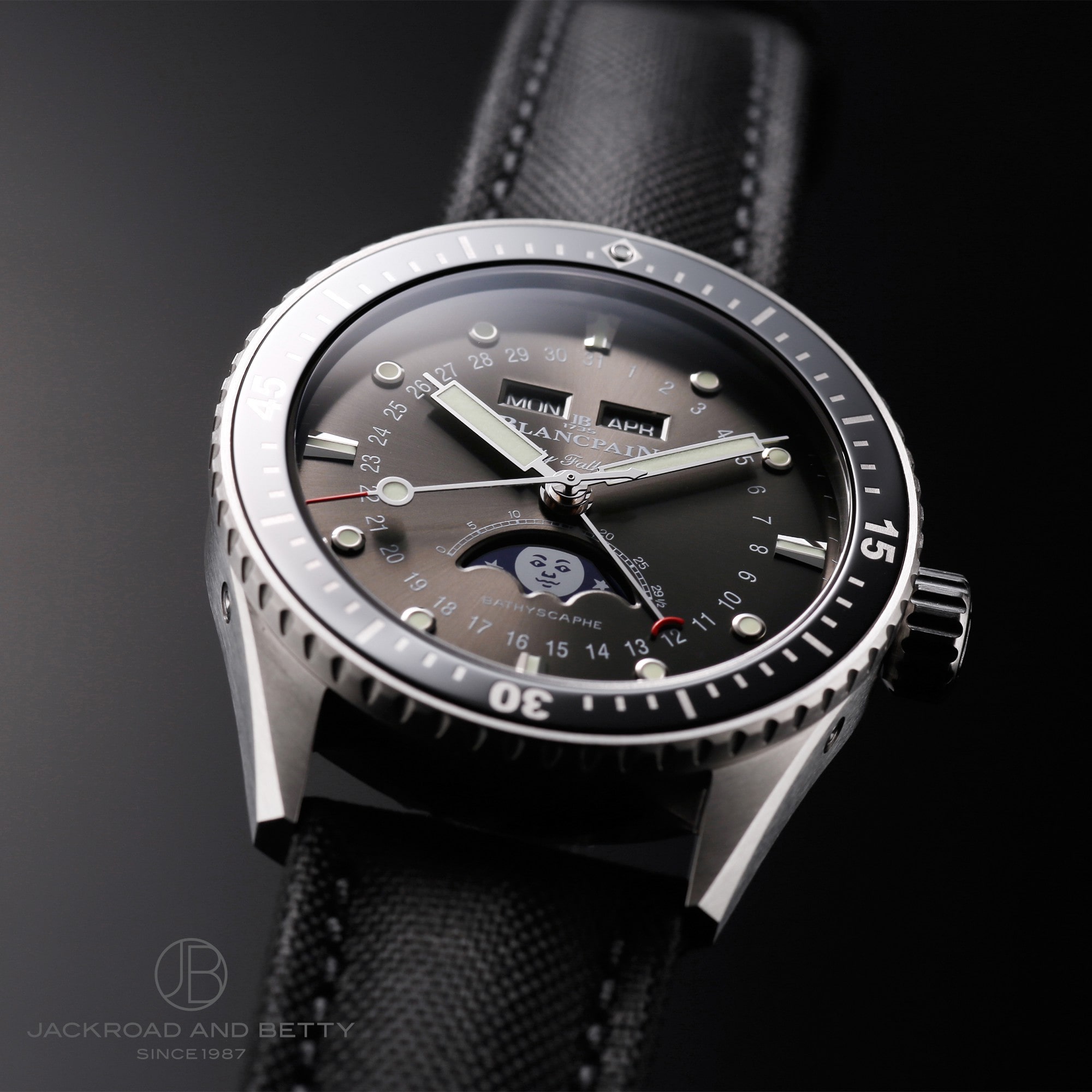 ブランパン Blancpain 5100B-1110-B52A フィフティ ファゾムス バチスカーフ デイト 自動巻き メンズ 良品 箱・保証書付き_765907