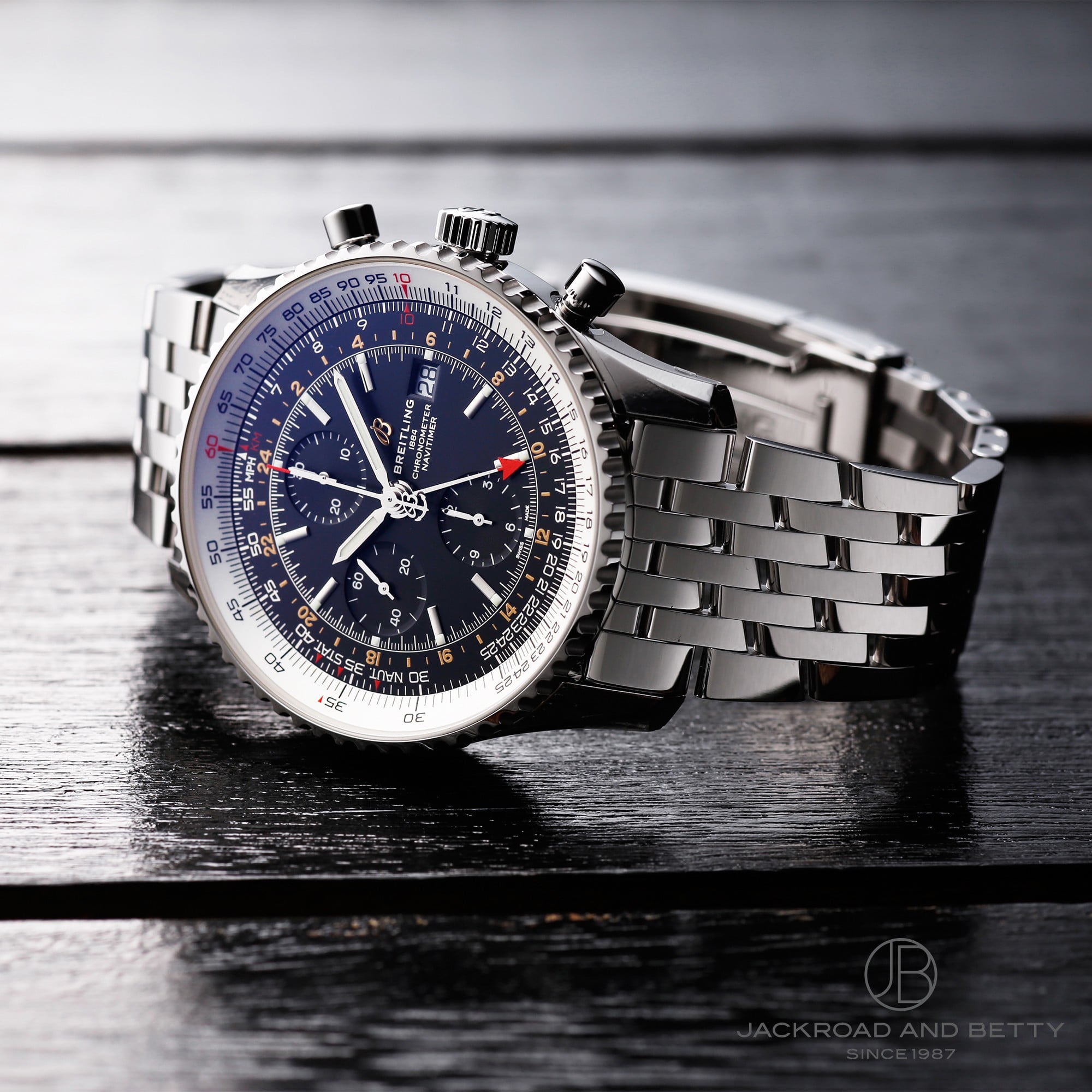 BREITLING ナビタイマークロノグラフ GMT46