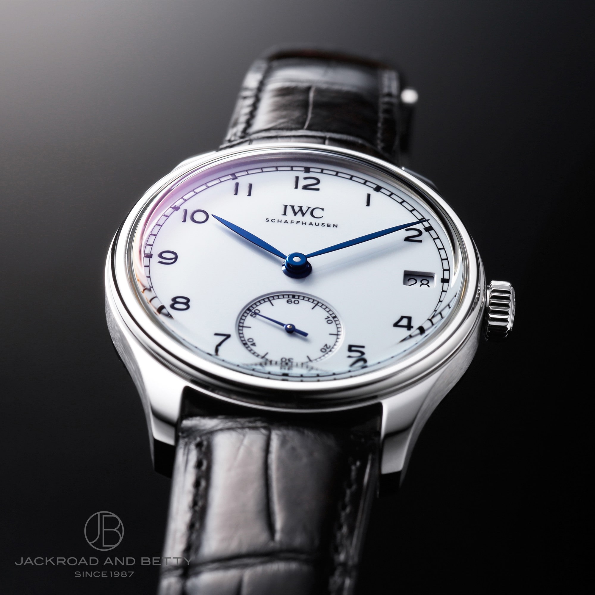 IWC IWC SCHAFFHAUSEN IW510212 ポルトギーゼ・ハンドワインド・エイトデイズ 150イヤーズ 手巻き メンズ 美品 内箱・保証書付き_773501