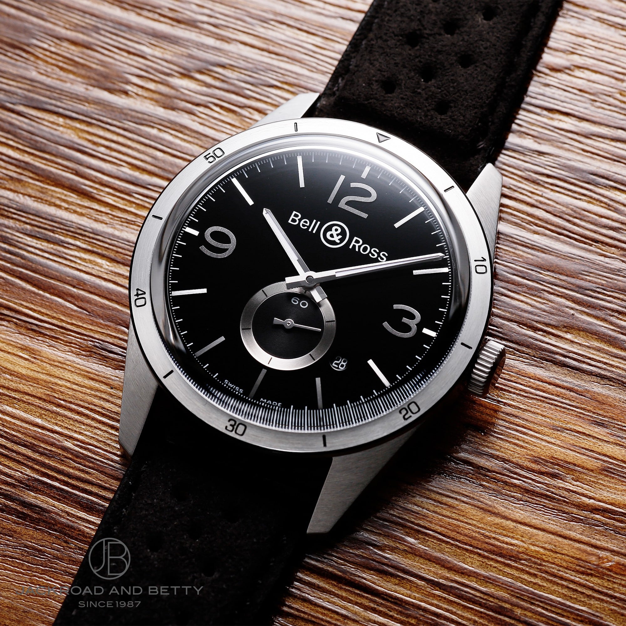 ベル＆ロス Bell & Ross BRV123-BL-ST/SST ブラック メンズ 腕時計