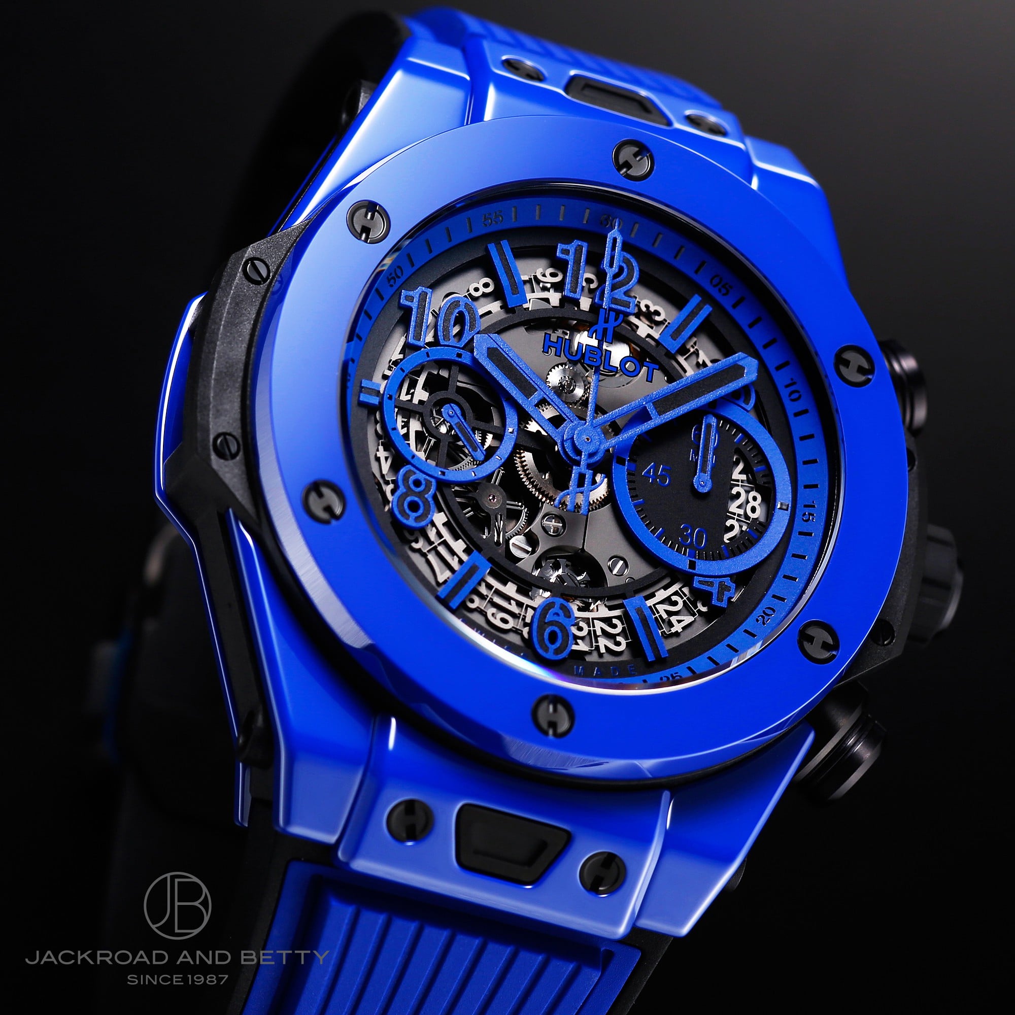 ウブロ HUBLOT ビッグバンウニコ ブルーマジック 腕時計 メンズ