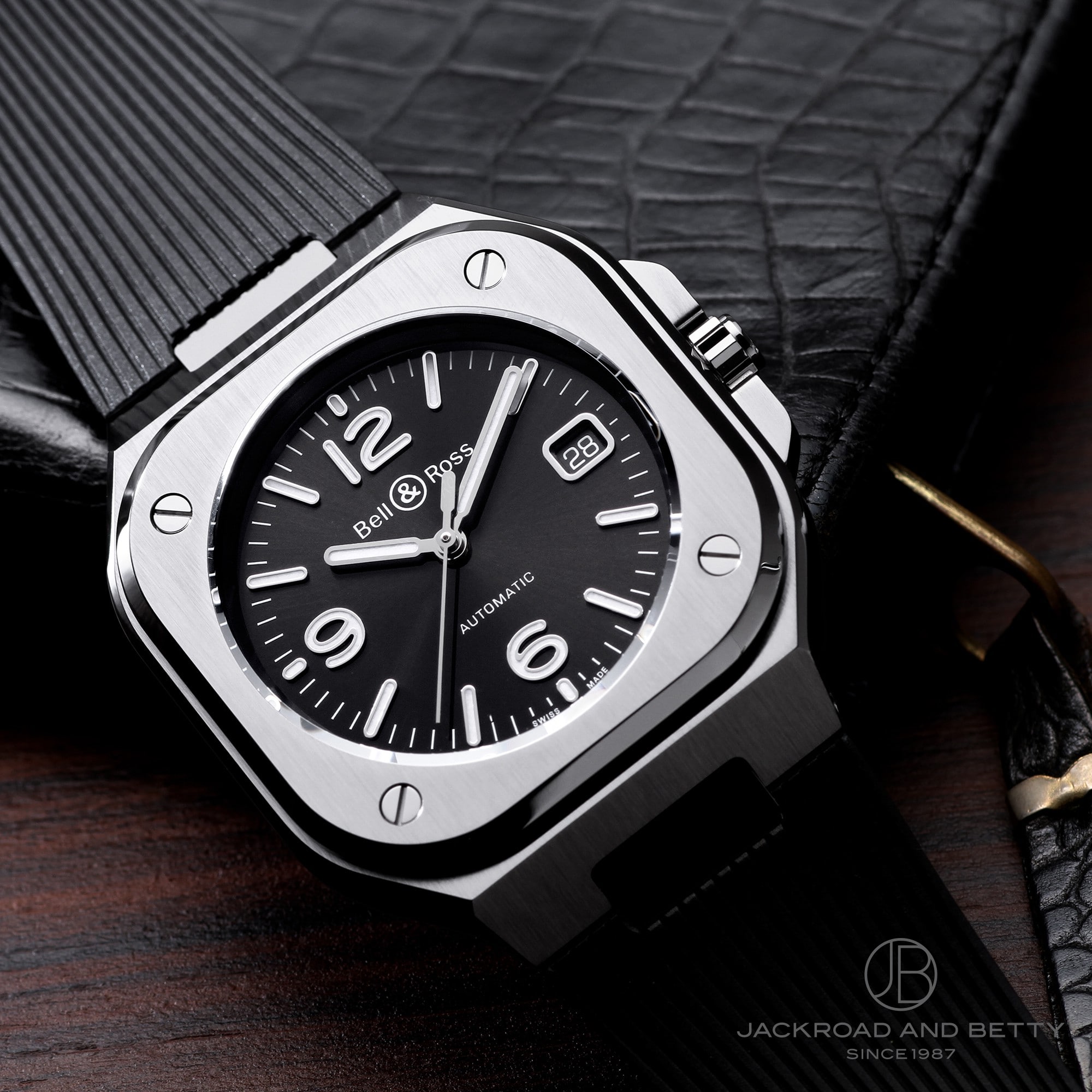 ベル＆ロス Bell & Ross BR05A-BL-ST/SST ブラック メンズ 腕時計