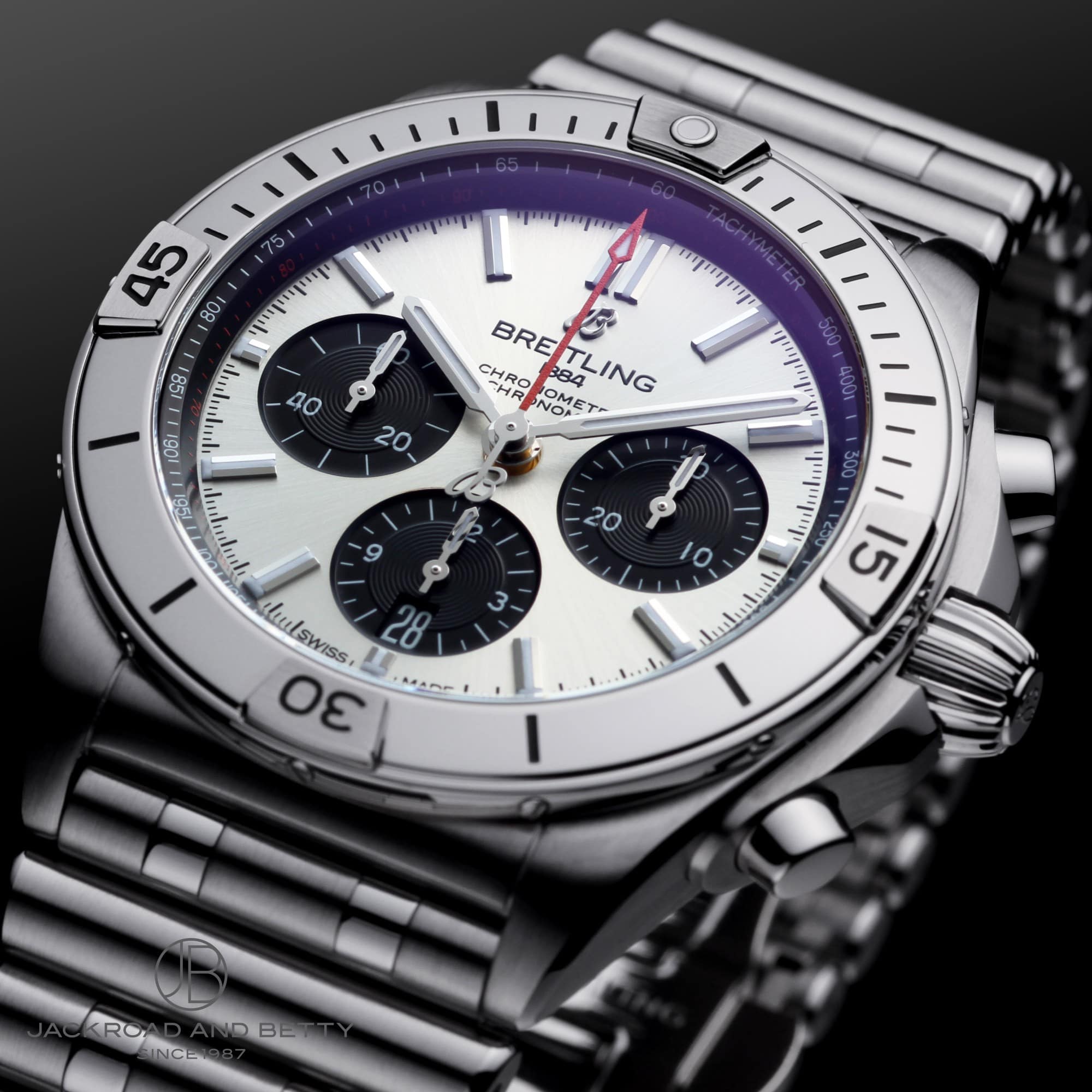 ブライトリング BREITLING AB0134101G1A1 シルバー /ブラック メンズ 腕時計