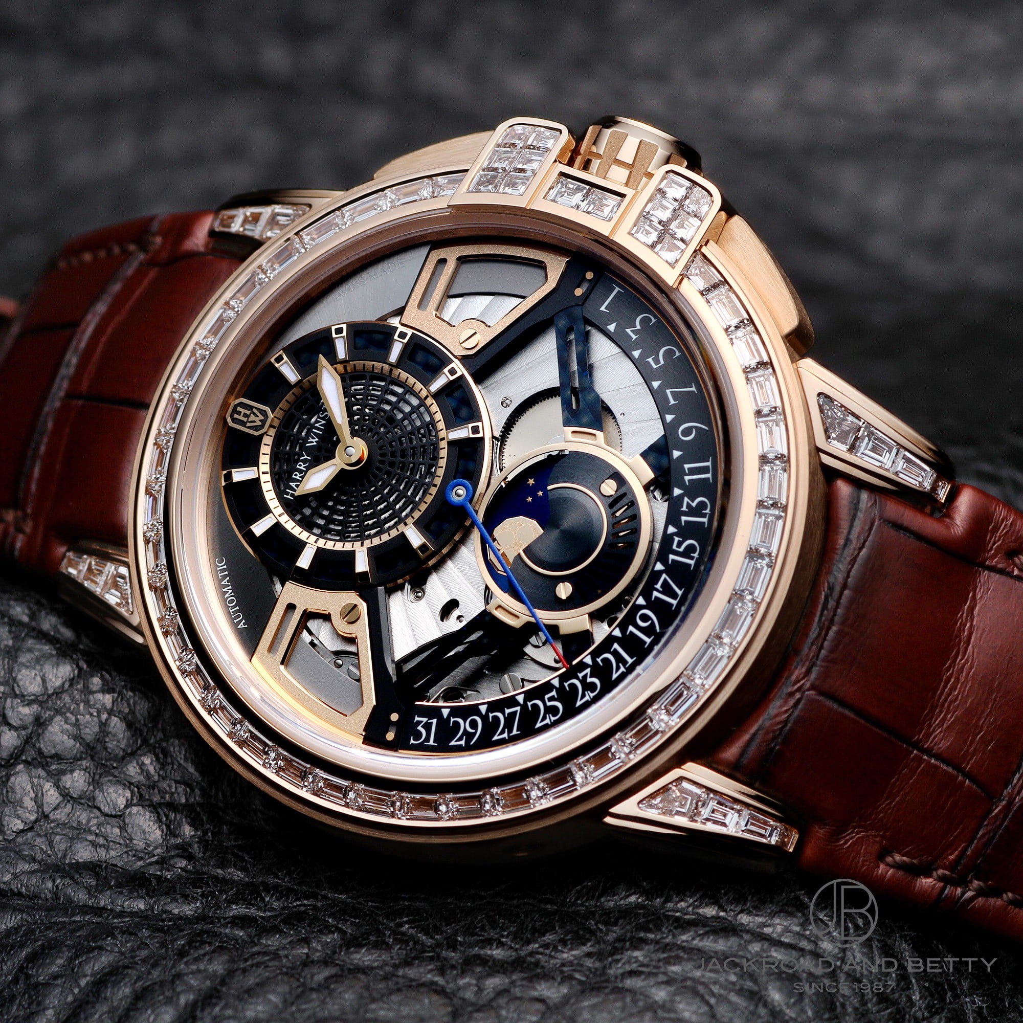 ハリー・ウィンストン オーシャン ムーンフェイズ オートマティック 42mm リミテッド OCEAMP42RR002 イメージ写真