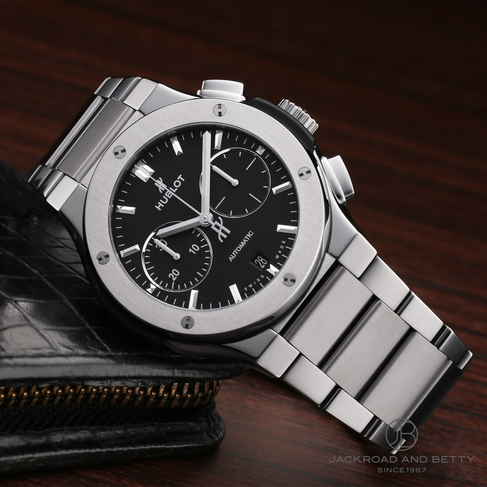 クラシックフュージョン クロノグラフ チタニウム ブレスレット Ref.540.NX.1170.NX 品 メンズ 腕時計