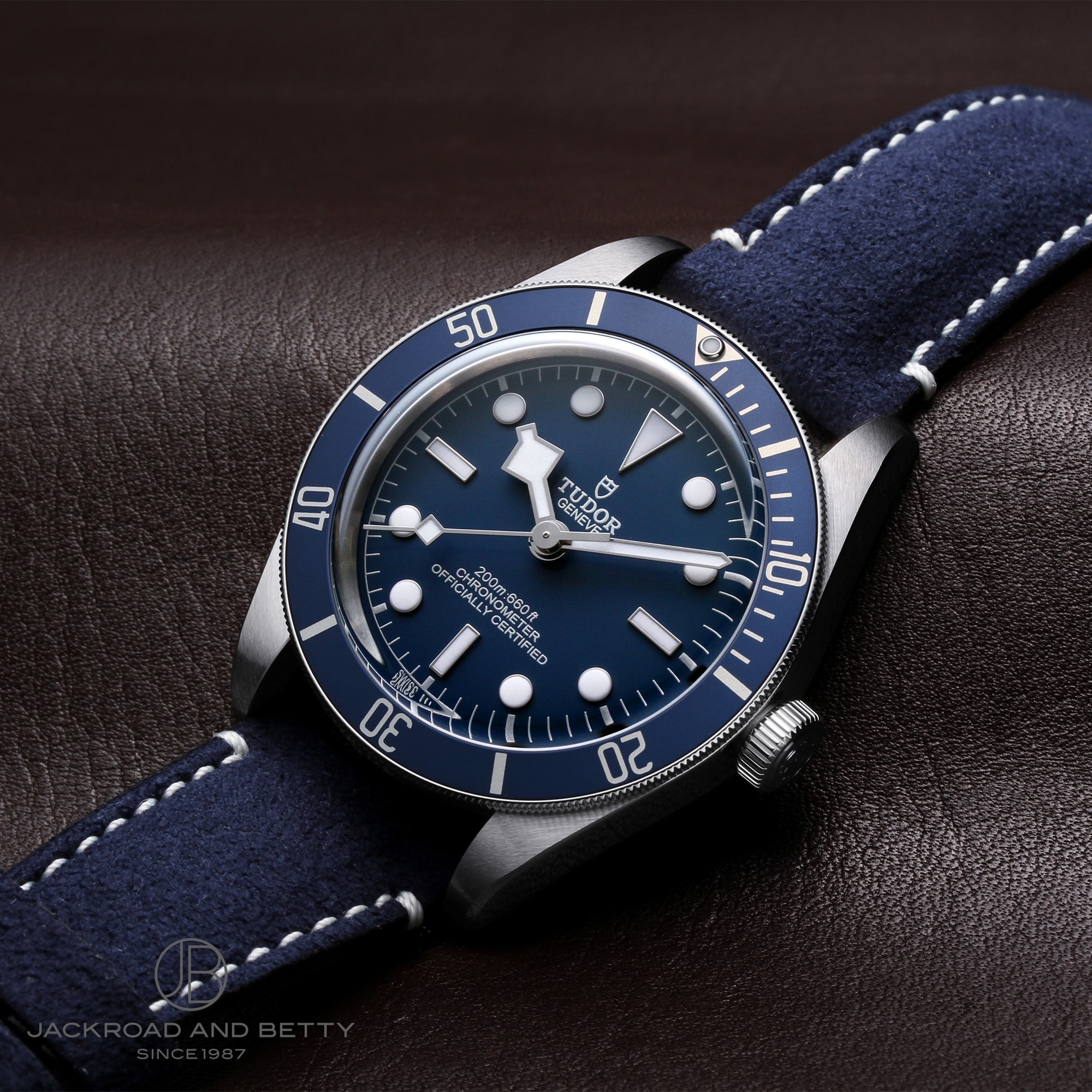 新品TUDOR ブラックベイ58用純正レザーベルト フィフティエイト チューダー