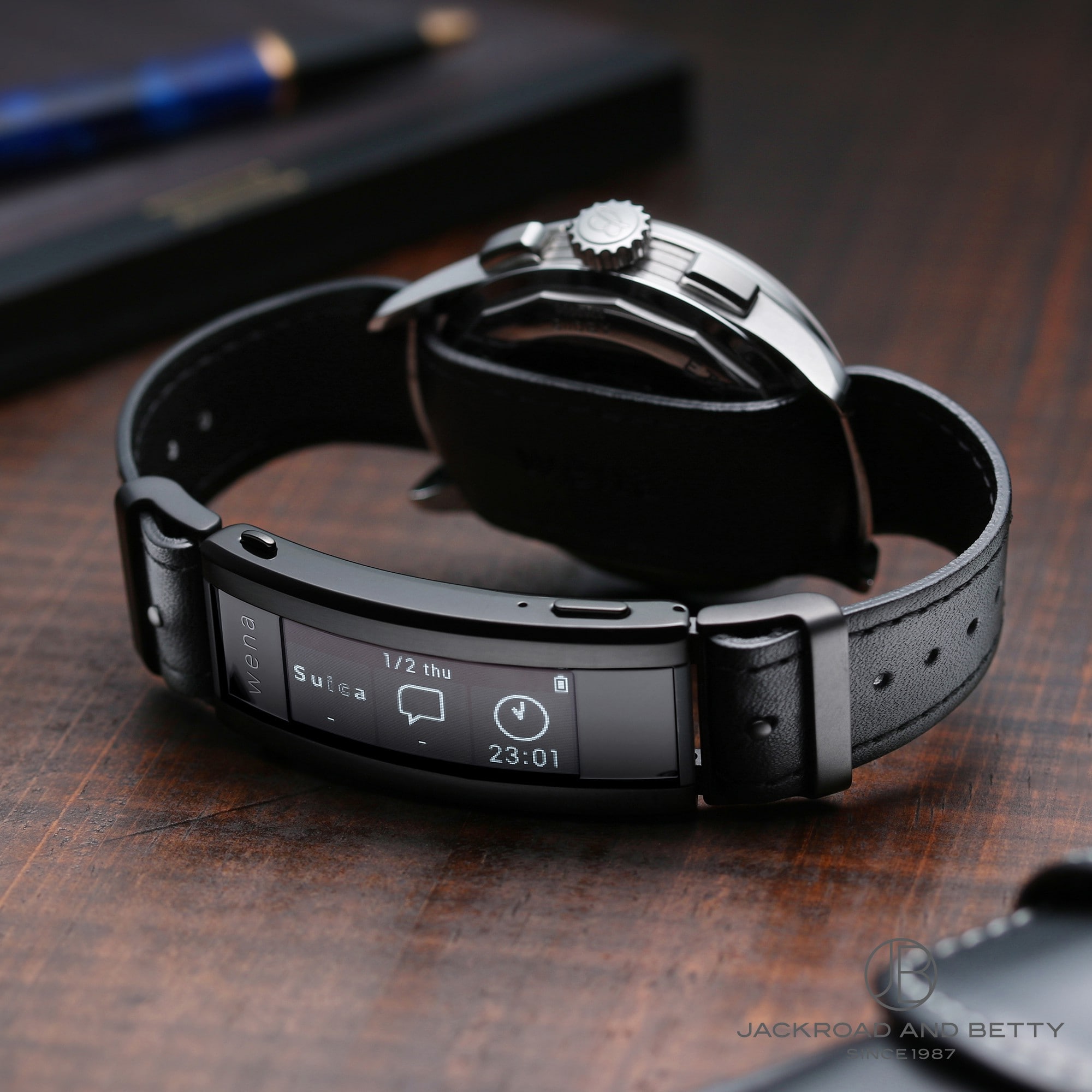 Sony  wena3 leather BLACK