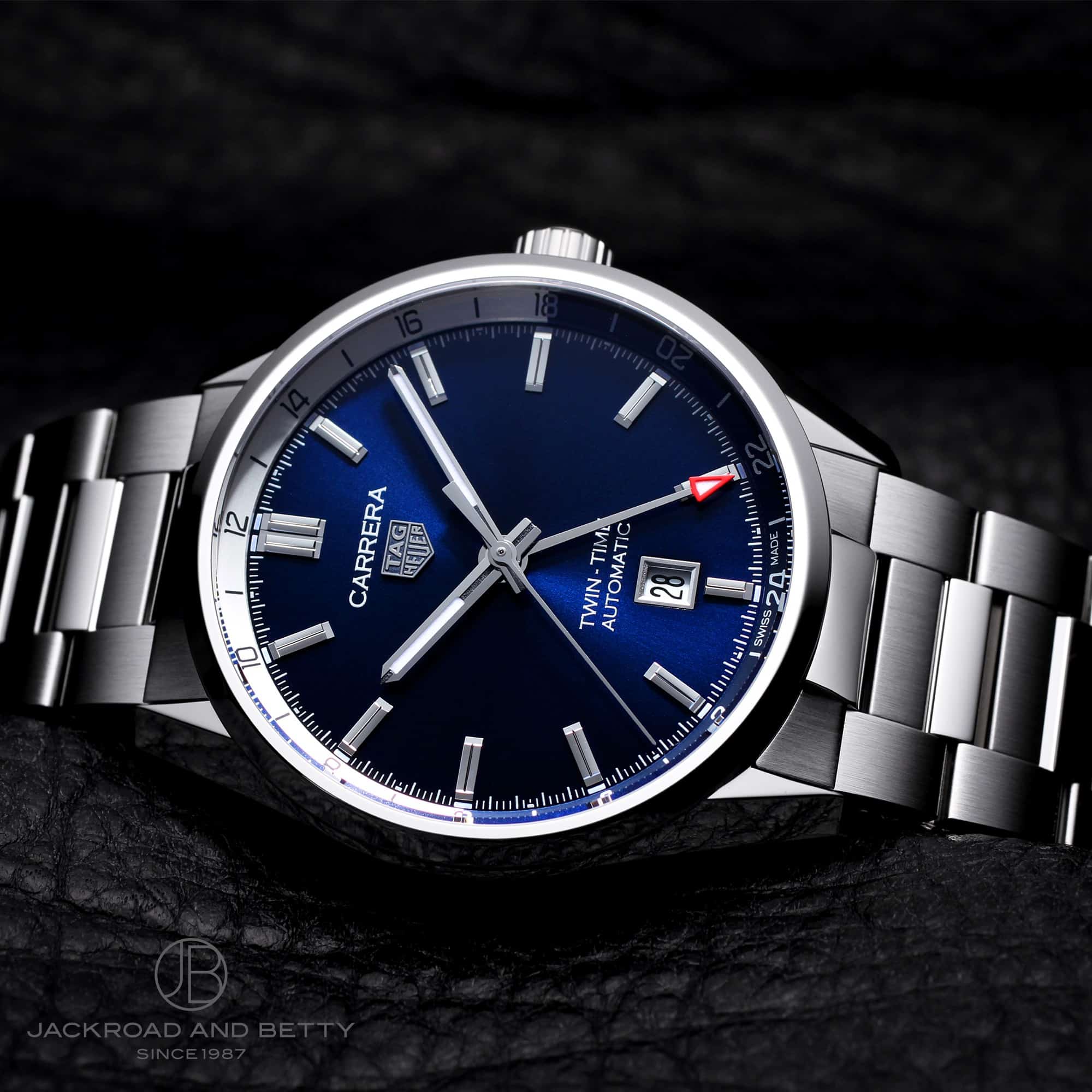 タグホイヤー TAG HEUER WAV511B.BA0900 グランドカレラ キャリバー6 デイト 自動巻き メンズ 良品 箱付き_747120