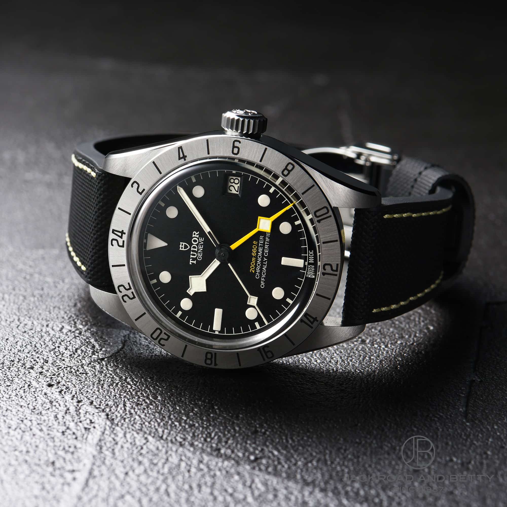 チューダー/チュードル TUDOR ブラックベイ プロ GMT 79470-0003 ブラック SS/純正バックル・ラバーライニングストラップ 自動巻き メンズ 腕時計