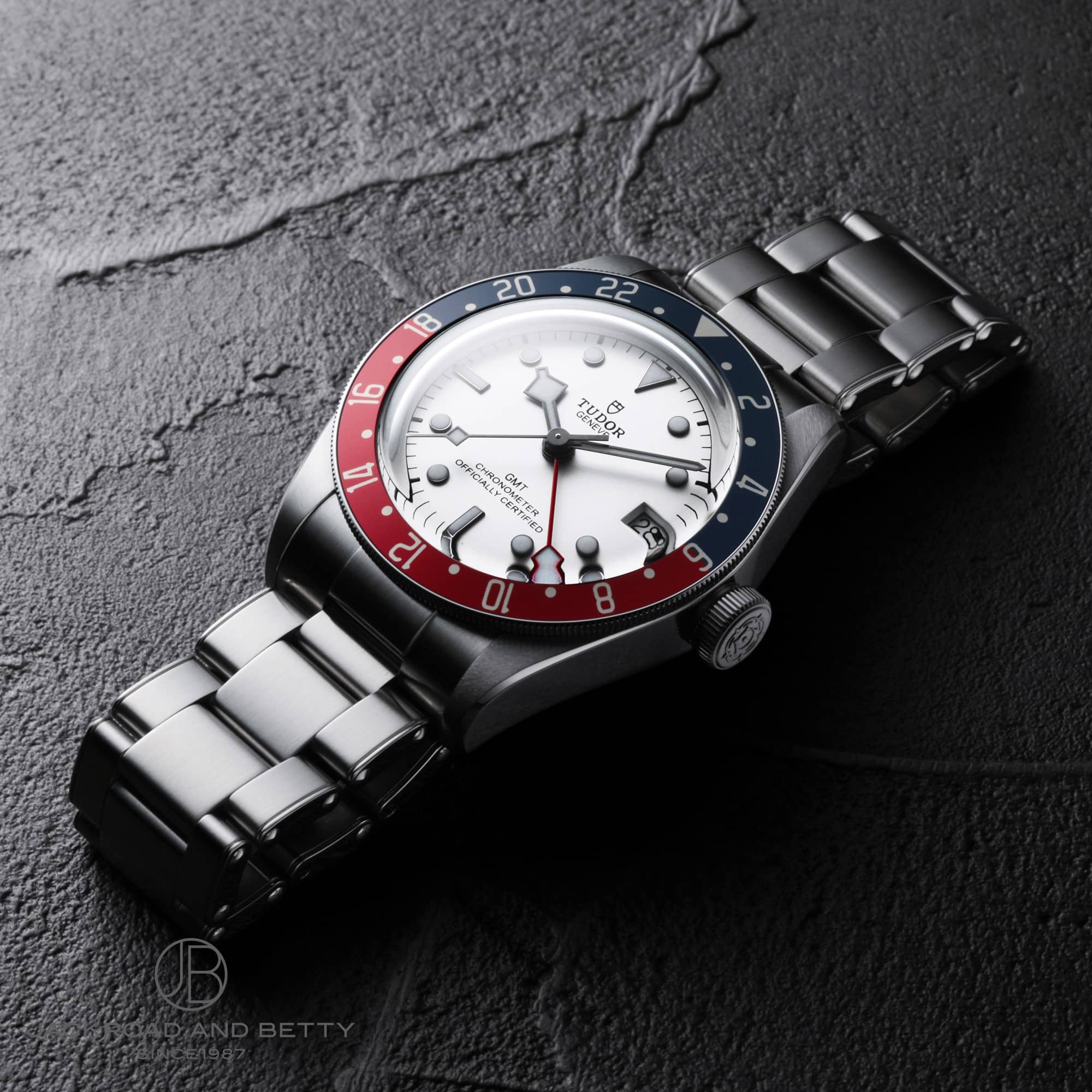 チュードル TUDOR 79830RB ヘリテージ ブラックベイ GMT デイト 自動巻き メンズ 美品 保証書付き_751038