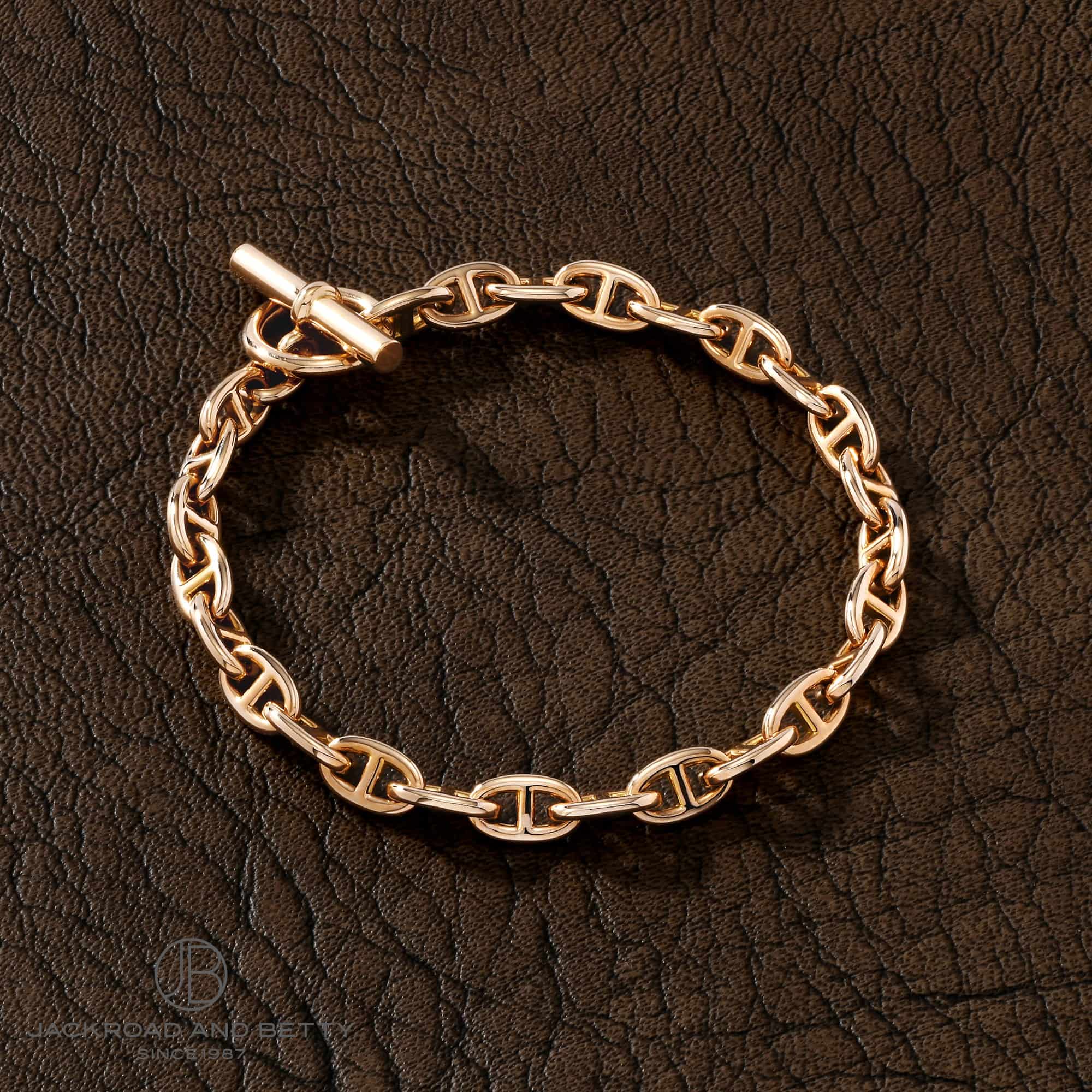 【新品】超希少★エルメス シェーヌダンクル TPM ブレスレット 26コマ HERMES エルメス シェーヌダンクル TPM 26コマ ブレスレット K18ピンク