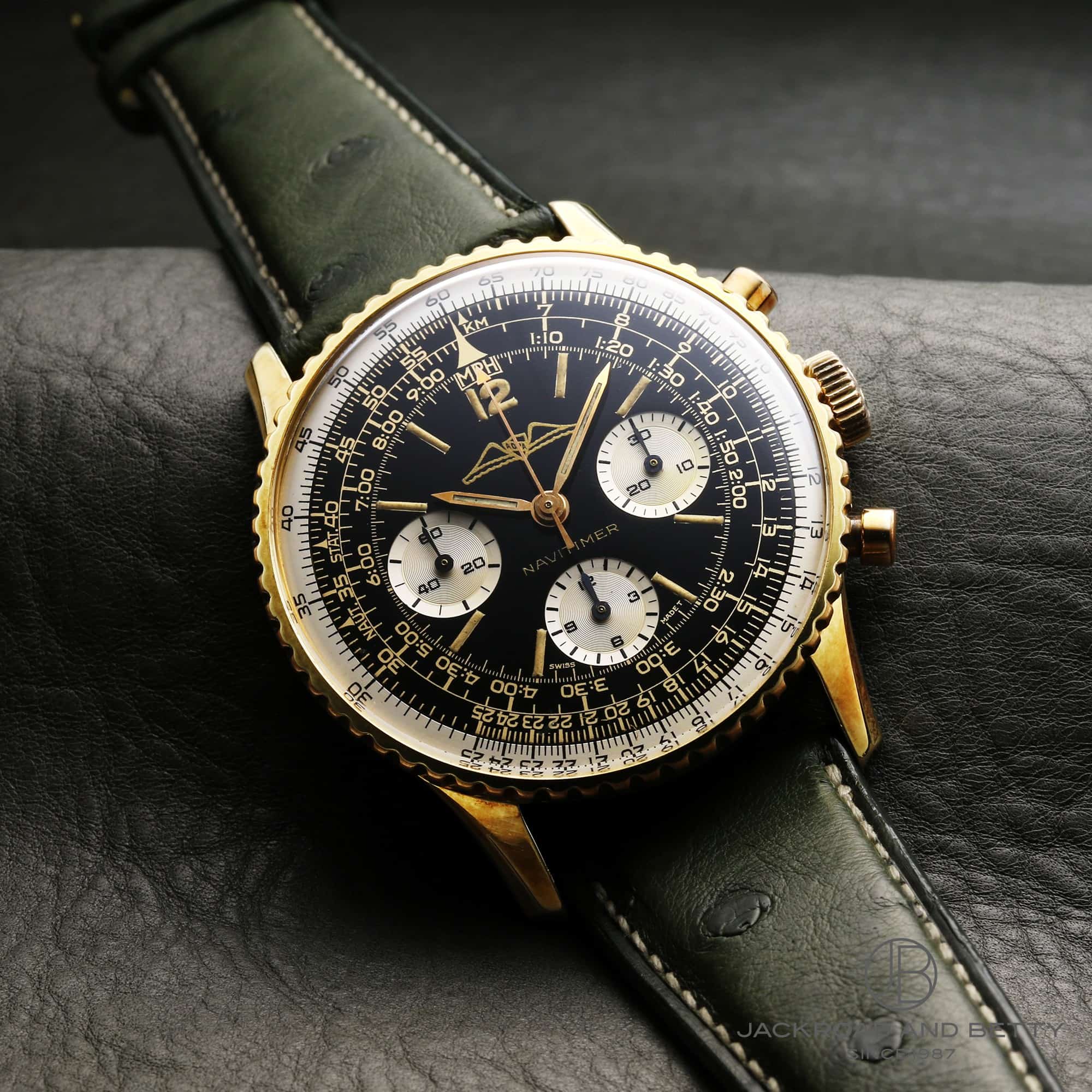 ブライトリング 806 ナビタイマー 黒文字盤 手巻　ヴィンテージ メンズ腕時計 ブライトリング 806 ナビタイマー 黒文字盤 手巻ヴィンテージ メンズ腕時計